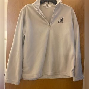 Vantage Quarter Zip Women’s Gray Jacket sz L